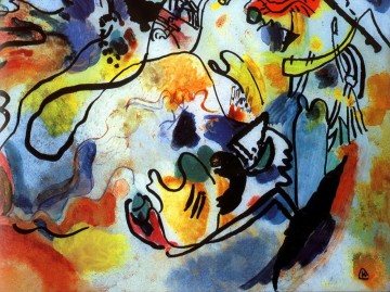  kandinsky pintura al %c3%b3leo - El juicio final Wassily Kandinsky